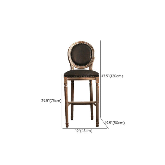 Rectangle Bar Pub Table Set 1/3/4 Pcs Antique Solid Wood Bar Table and Stools