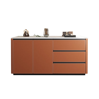 Cuisine de cuisine stationnaire Granite Top Cuisine Kitchen Island avec tiroir