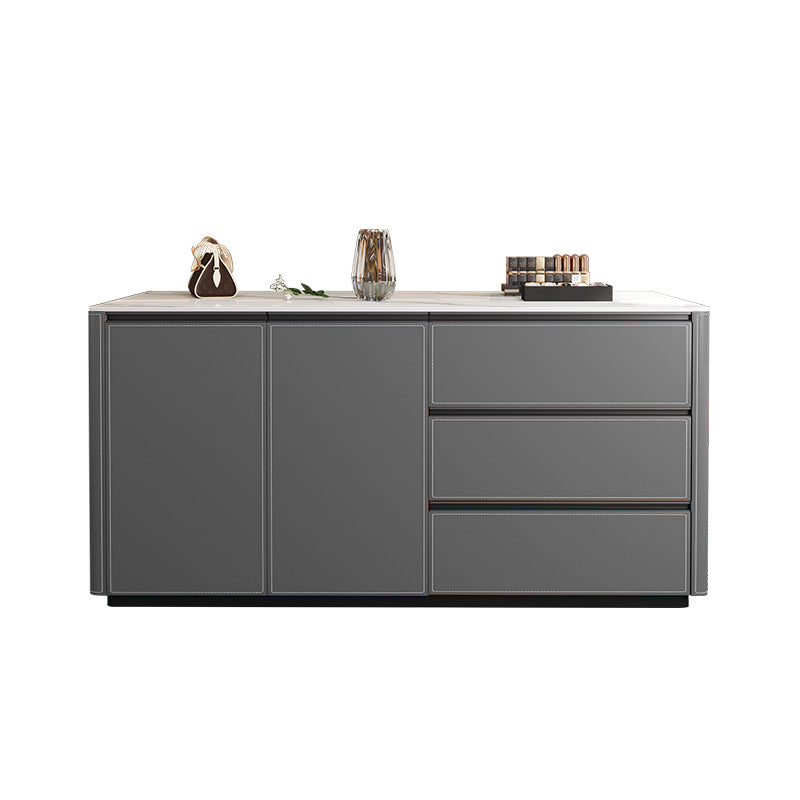 Cuisine de cuisine stationnaire Granite Top Cuisine Kitchen Island avec tiroir