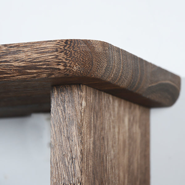 Moderne muur gemonteerd wijnrek houten wijnflessen rek voor thuis