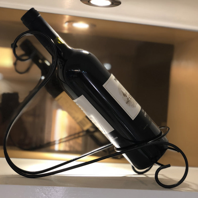 Modern Tabletop Wine Bottle Rack Metal Wine Bottle Rack for Home Clearhalo 'furn' 'furn_wine_racks' 'Furniture' 'Kitchen & Dining Furniture' 'Wine Racks' 'wine_racks' 7425913