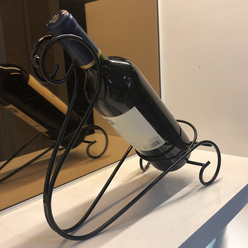 Modern Tabletop Wine Bottle Rack Metal Wine Bottle Rack for Home Clearhalo 'furn' 'furn_wine_racks' 'Furniture' 'Kitchen & Dining Furniture' 'Wine Racks' 'wine_racks' 7425916