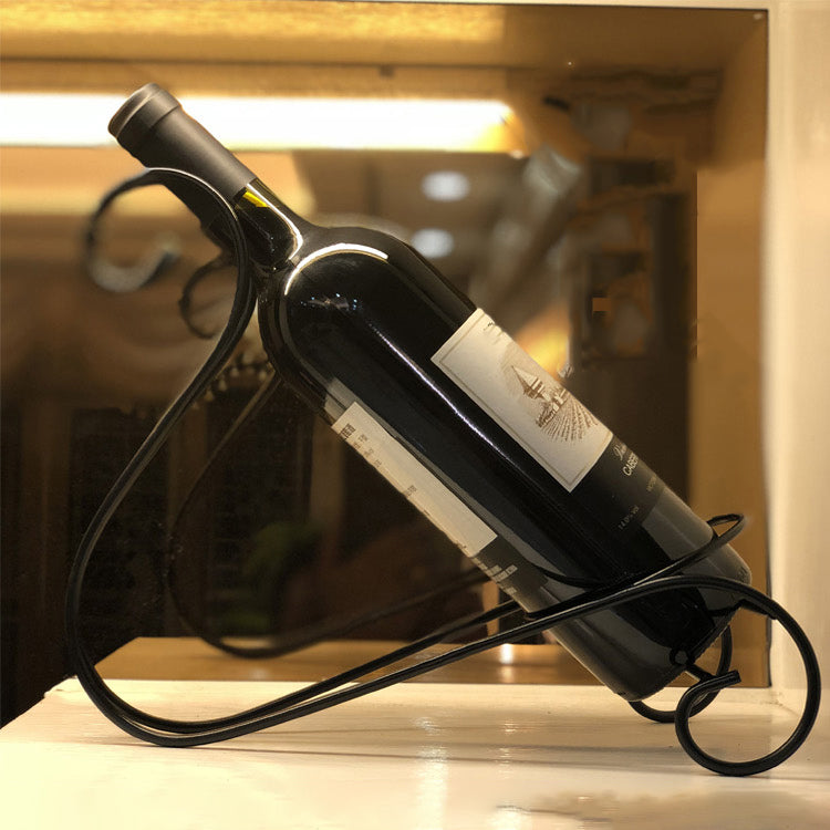 Modern Tabletop Wine Bottle Rack Metal Wine Bottle Rack for Home Clearhalo 'furn' 'furn_wine_racks' 'Furniture' 'Kitchen & Dining Furniture' 'Wine Racks' 'wine_racks' 7425918