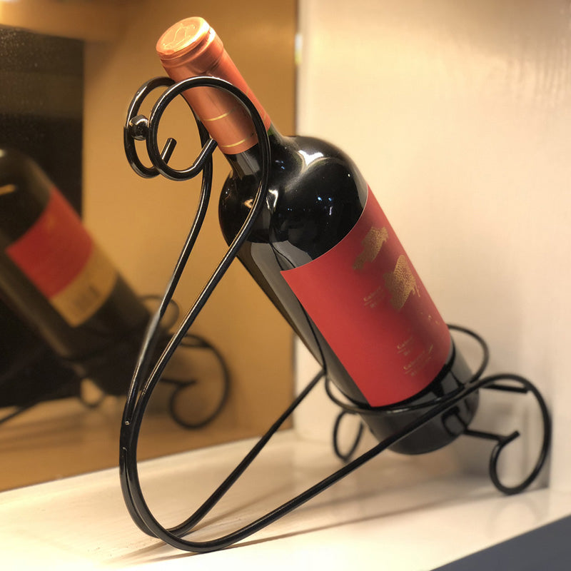 Modern Tabletop Wine Bottle Rack Metal Wine Bottle Rack for Home Clearhalo 'furn' 'furn_wine_racks' 'Furniture' 'Kitchen & Dining Furniture' 'Wine Racks' 'wine_racks' 7425920