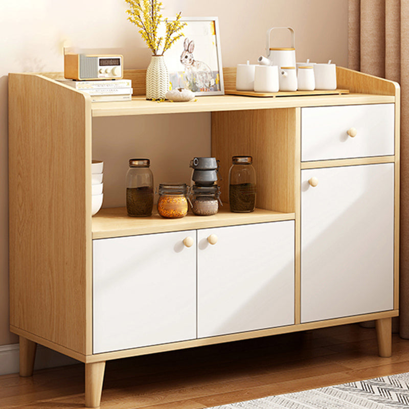 Servidor de comedor de estilo moderno servidor de madera de ingeniería para sala de estar