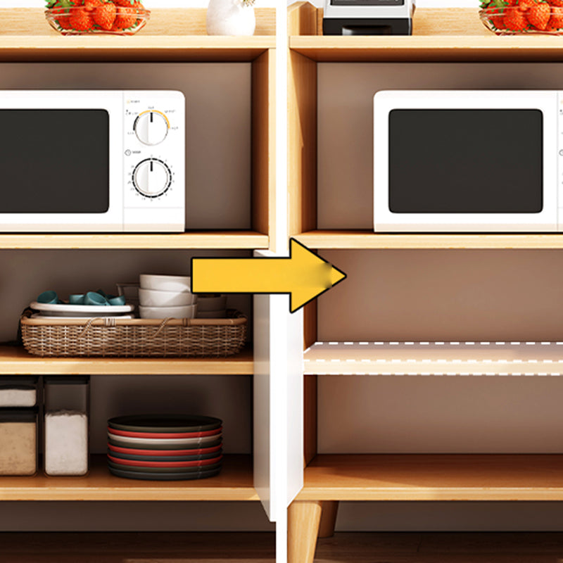 Servidor de comedor de estilo moderno servidor de madera de ingeniería para sala de estar