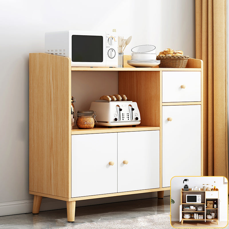 Servidor de comedor de estilo moderno servidor de madera de ingeniería para sala de estar