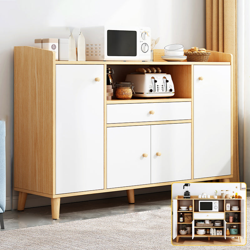 Servidor de comedor de estilo moderno servidor de madera de ingeniería para sala de estar