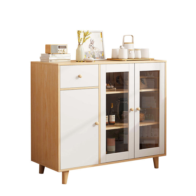 Servidor de comedor de estilo moderno servidor de madera de ingeniería para sala de estar