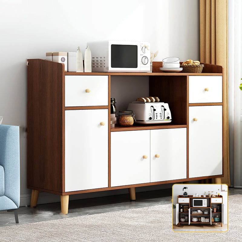 Servidor de comedor de estilo moderno servidor de madera de ingeniería para sala de estar