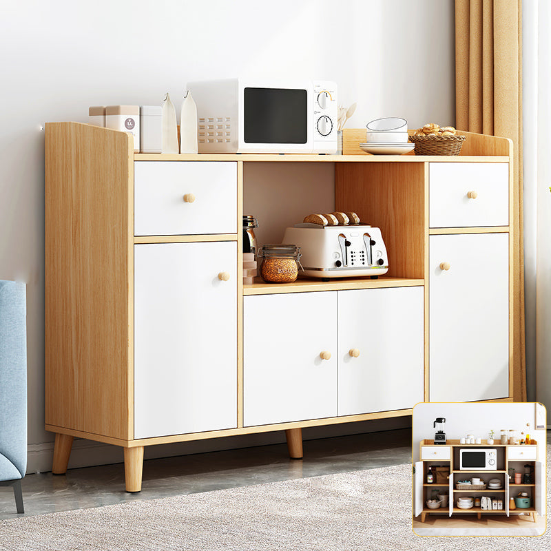 Servidor de comedor de estilo moderno servidor de madera de ingeniería para sala de estar