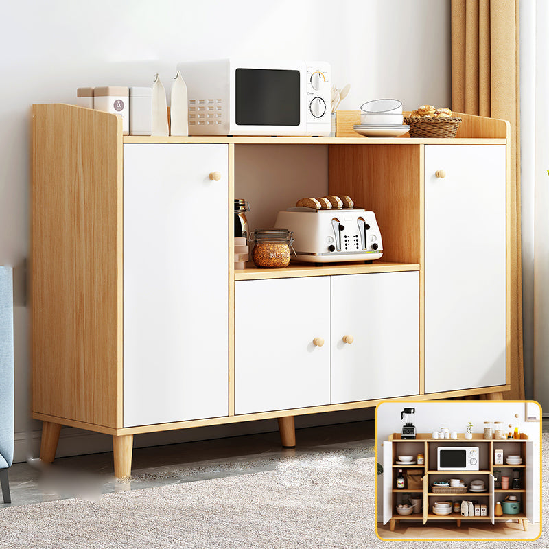 Servidor de comedor de estilo moderno servidor de madera de ingeniería para sala de estar