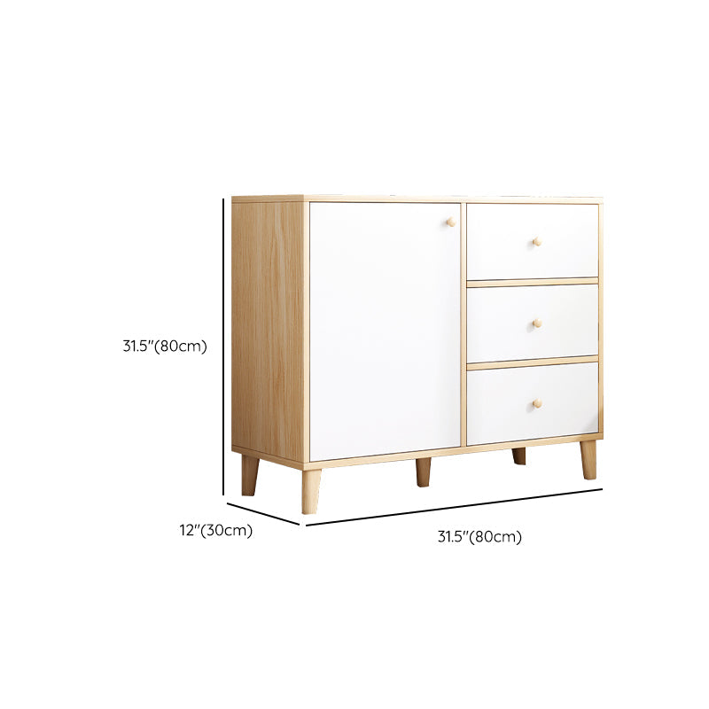 Servidor de comedor de estilo moderno servidor de madera de ingeniería para sala de estar