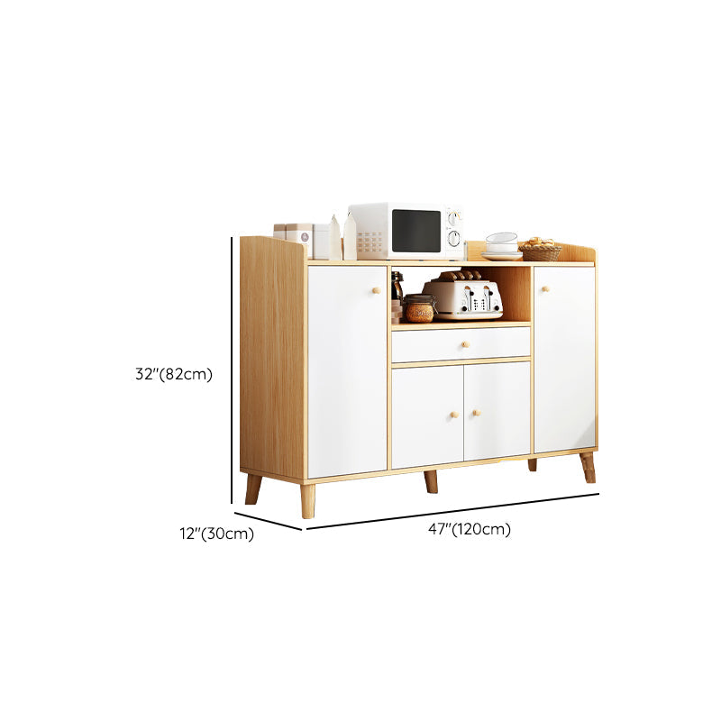 Servidor de comedor de estilo moderno servidor de madera de ingeniería para sala de estar