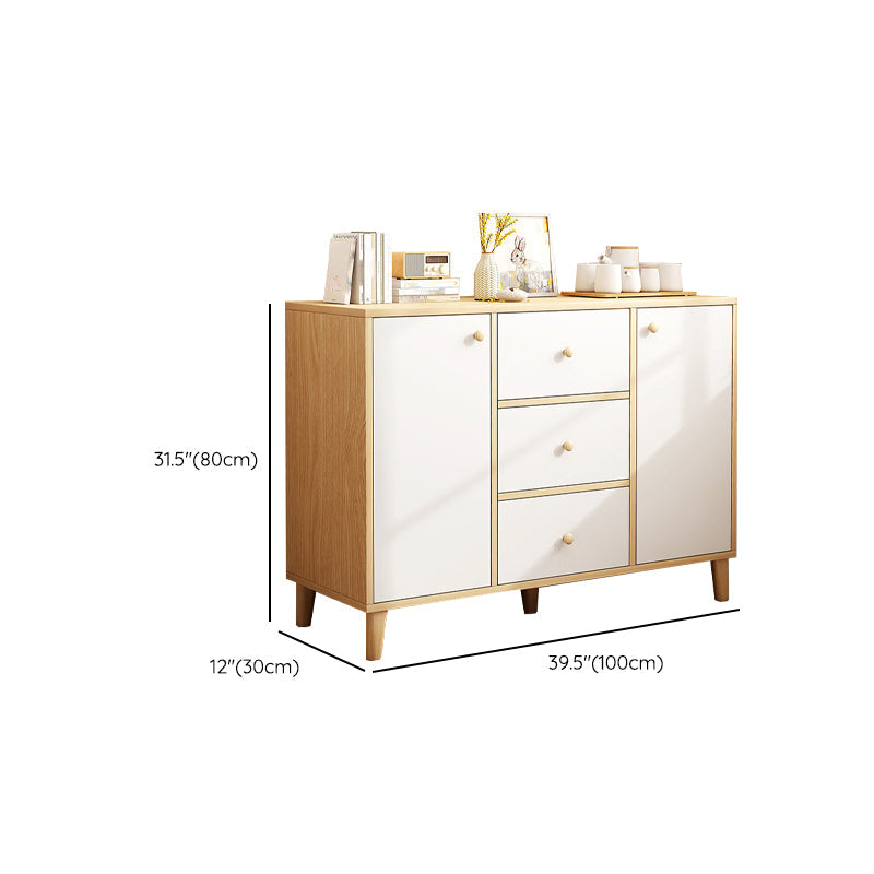 Servidor de comedor de estilo moderno servidor de madera de ingeniería para sala de estar