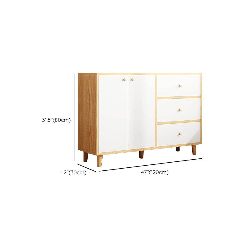 Servidor de comedor de estilo moderno servidor de madera de ingeniería para sala de estar