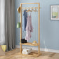 Contemporary Bedroom Wardrobe Solid Wood Shelves Storage Armoire for Home