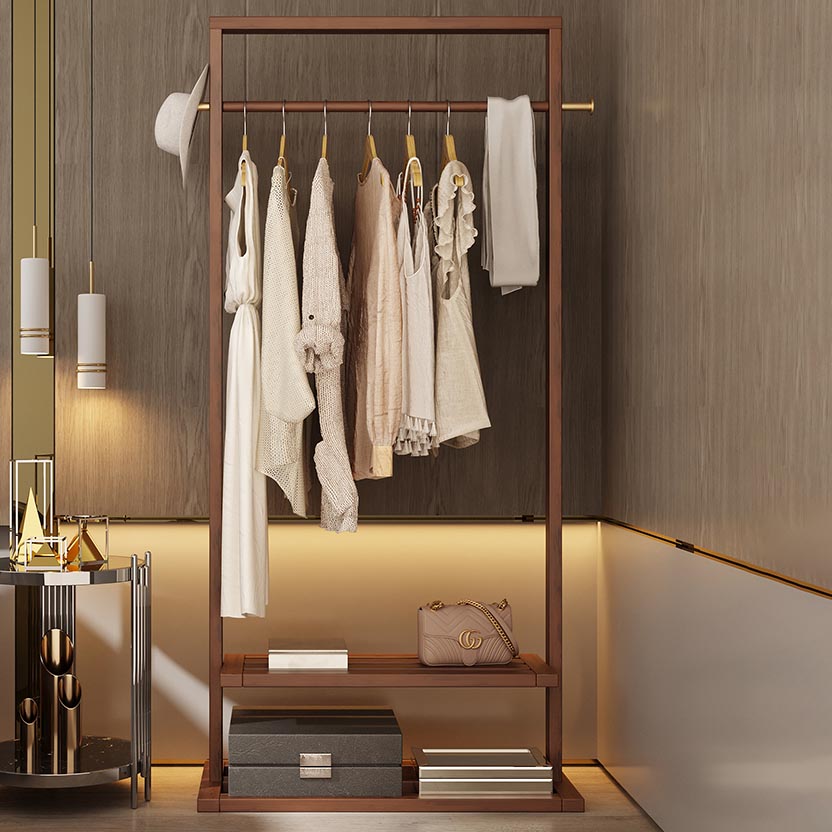 Contemporary Bedroom Armoire Solid Wood Storage Cabinet with Shelves Clearhalo 'Armoires & Wardrobes' 'armoires_wardrobes' 'Bedroom Furniture' 'furn' 'furn_armoires_wardrobes' 'Furniture' 7428123