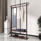 Modern Style Wardrobe Home Wooden Wardrobe Armoire with Mirror