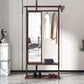 Modern Style Wardrobe Home Wooden Wardrobe Armoire with Mirror