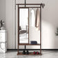 Modern Style Wardrobe Home Wooden Wardrobe Armoire with Mirror