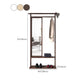 Modern Style Wardrobe Home Wooden Wardrobe Armoire with Mirror