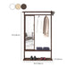 Modern Style Wardrobe Home Wooden Wardrobe Armoire with Mirror