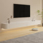 Contemporary Media Console Floating TV Media Console with Drawers 87"L x 12"W x 8"H Wood Clearhalo 'furn' 'furn_tv_stands_entertainment_centers' 'Furniture' 'Living Room Furniture' 'TV Stands & Entertainment Centers' 'TV Stands & Media Storage Furniture' 'tv_stands_entertainment_centers' 7428178