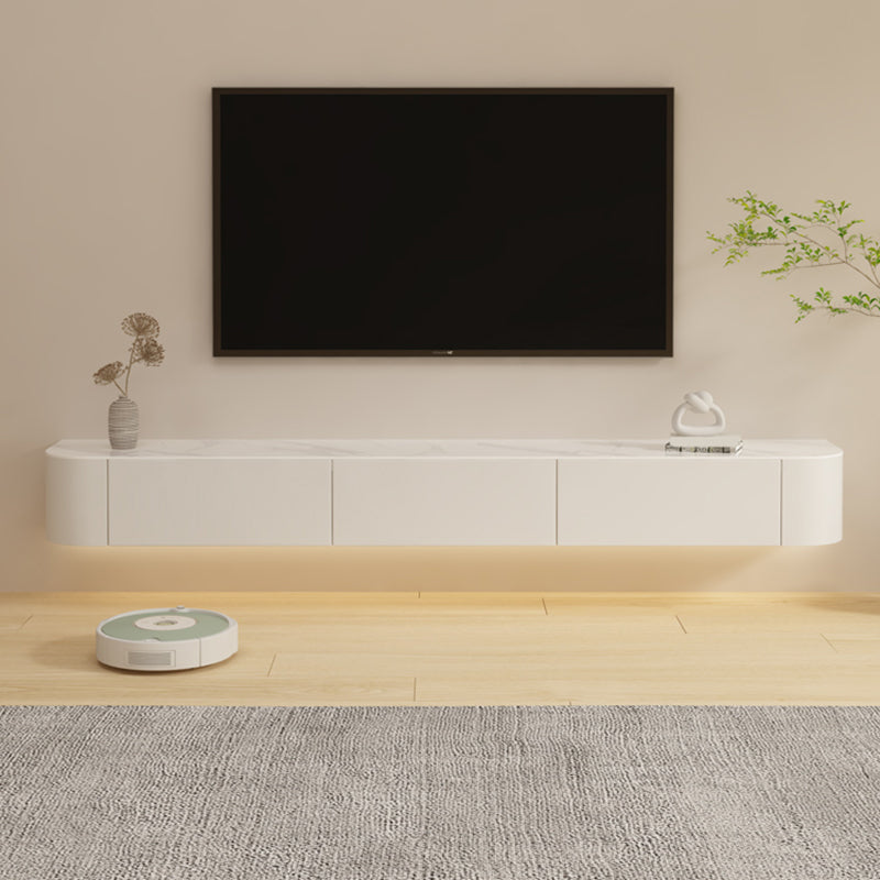 Contemporary Media Console Floating TV Media Console with Drawers Wood Clearhalo 'furn' 'furn_tv_stands_entertainment_centers' 'Furniture' 'Living Room Furniture' 'TV Stands & Entertainment Centers' 'TV Stands & Media Storage Furniture' 'tv_stands_entertainment_centers' 7428181