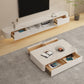 Contemporary Media Console Floating TV Media Console with Drawers Clearhalo 'furn' 'furn_tv_stands_entertainment_centers' 'Furniture' 'Living Room Furniture' 'TV Stands & Entertainment Centers' 'TV Stands & Media Storage Furniture' 'tv_stands_entertainment_centers' 7428184