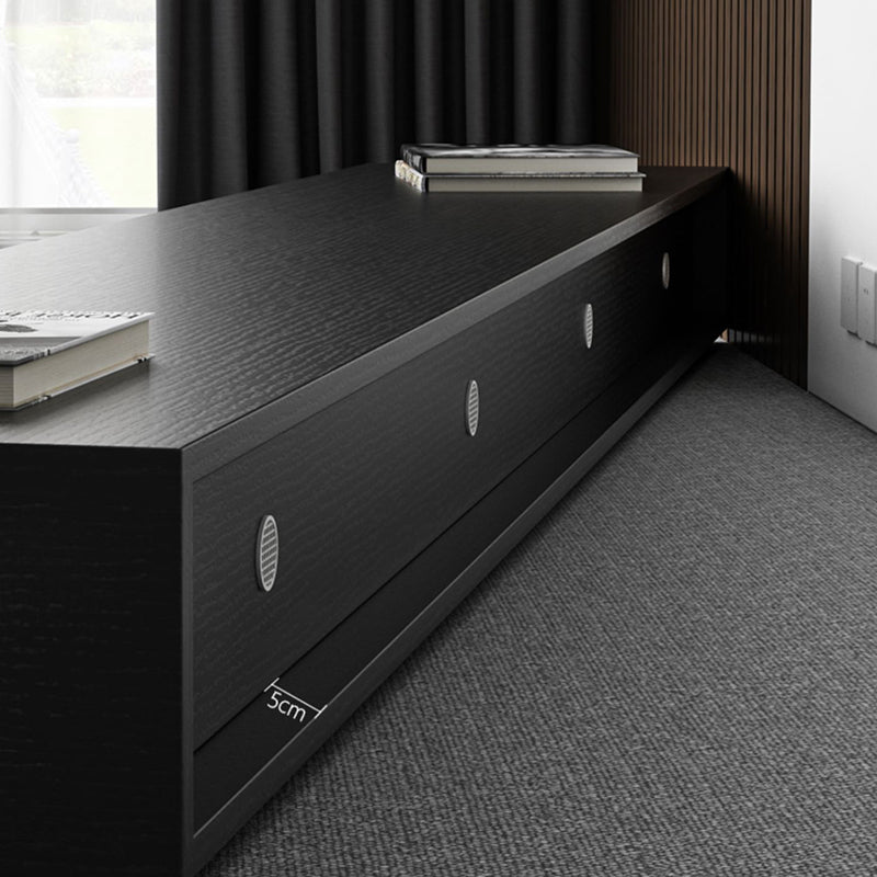 Wooden Media Console Contemporary TV Media Console with Drawers Clearhalo 'furn' 'furn_tv_stands_entertainment_centers' 'Furniture' 'Living Room Furniture' 'TV Stands & Entertainment Centers' 'TV Stands & Media Storage Furniture' 'tv_stands_entertainment_centers' 7428258