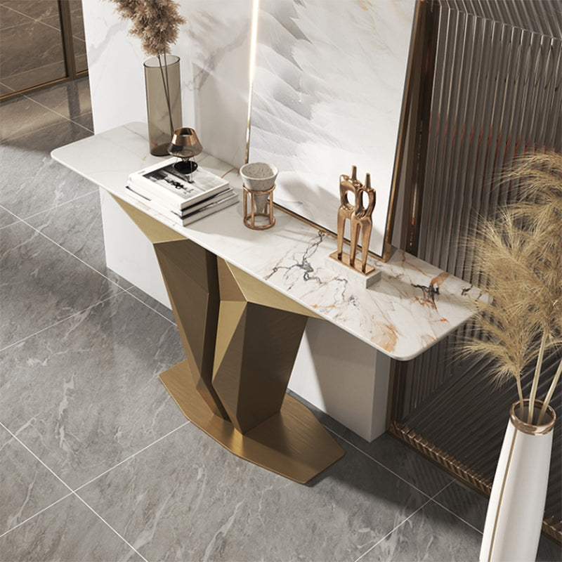 Tavolo della console contemporanea a forma di rettangolo