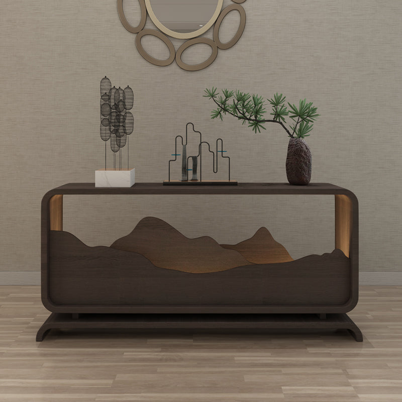 Tavolo della console contemporanea a forma di rettangolo