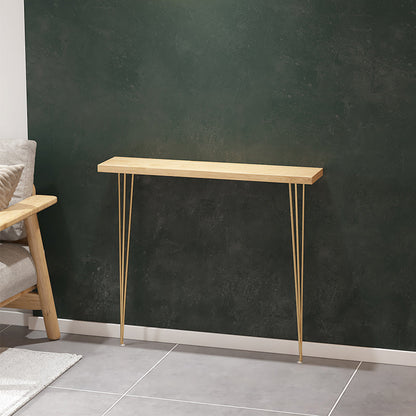 Tavolo della console contemporanea a forma di rettangolo