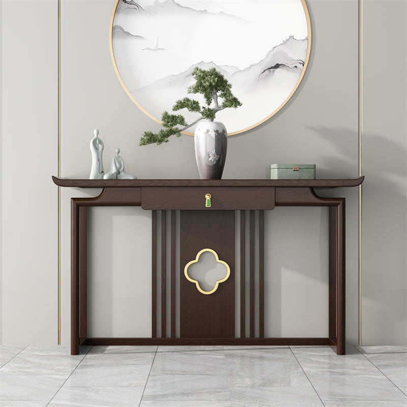 Tavolo della console contemporanea a forma di rettangolo