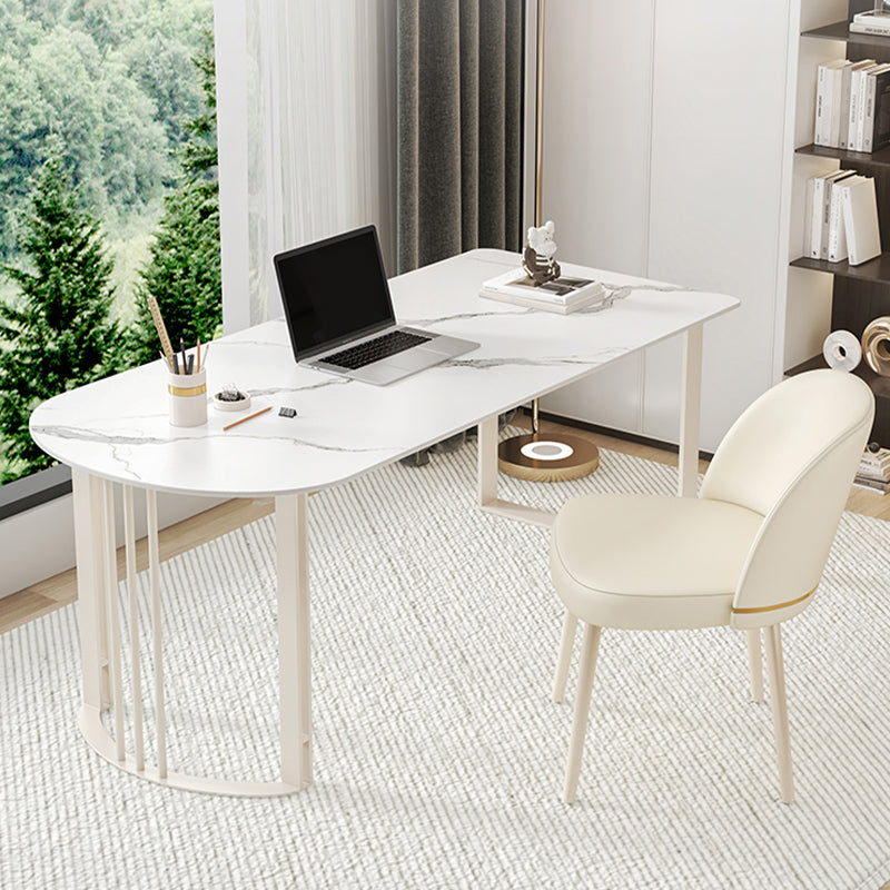 Peninsula Stone Top Office bureau de style moderne de style de style pour le bureau
