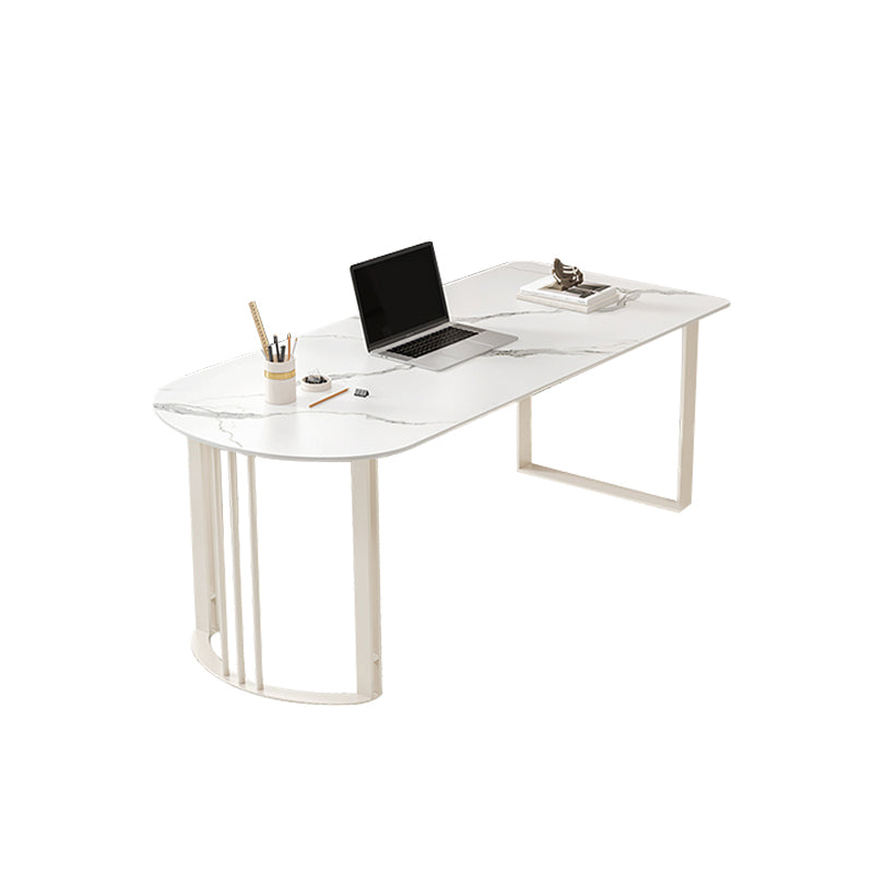 Peninsula Stone Top Office bureau de style moderne de style de style pour le bureau