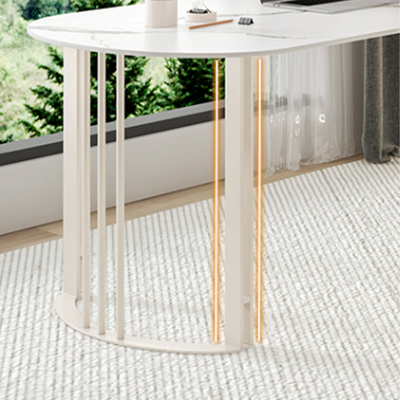 Peninsula Stone Top Office bureau de style moderne de style de style pour le bureau