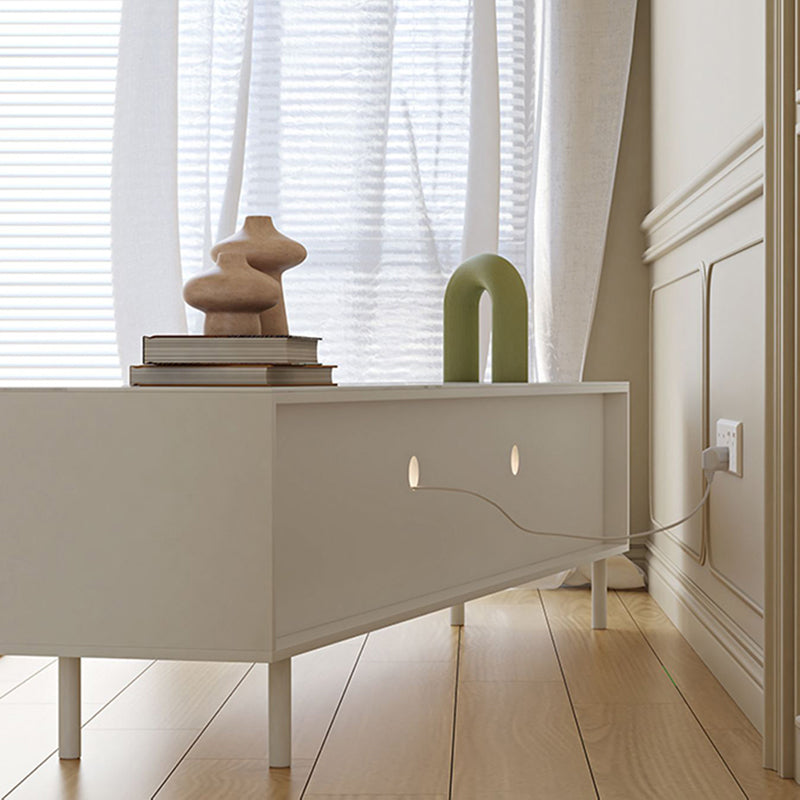 Contemporary Media Console Stone TV Media Console with Doors Clearhalo 'furn' 'furn_tv_stands_entertainment_centers' 'Furniture' 'Living Room Furniture' 'TV Stands & Entertainment Centers' 'TV Stands & Media Storage Furniture' 'tv_stands_entertainment_centers' 7428919