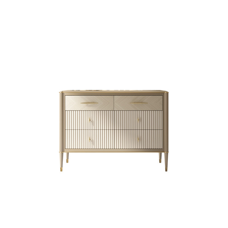 Wooden Storage Chest Dresser Glam Storage Chest with 6 Drawers https: res.litfad.com site img item 2023 02 30 7428932 1200x1200.jpg Clearhalo 'Bedroom Furniture' 'Dressers & Chests' 'dressers_chests' 'furn' 'furn_dressers_chests' 'Furniture' 7428932