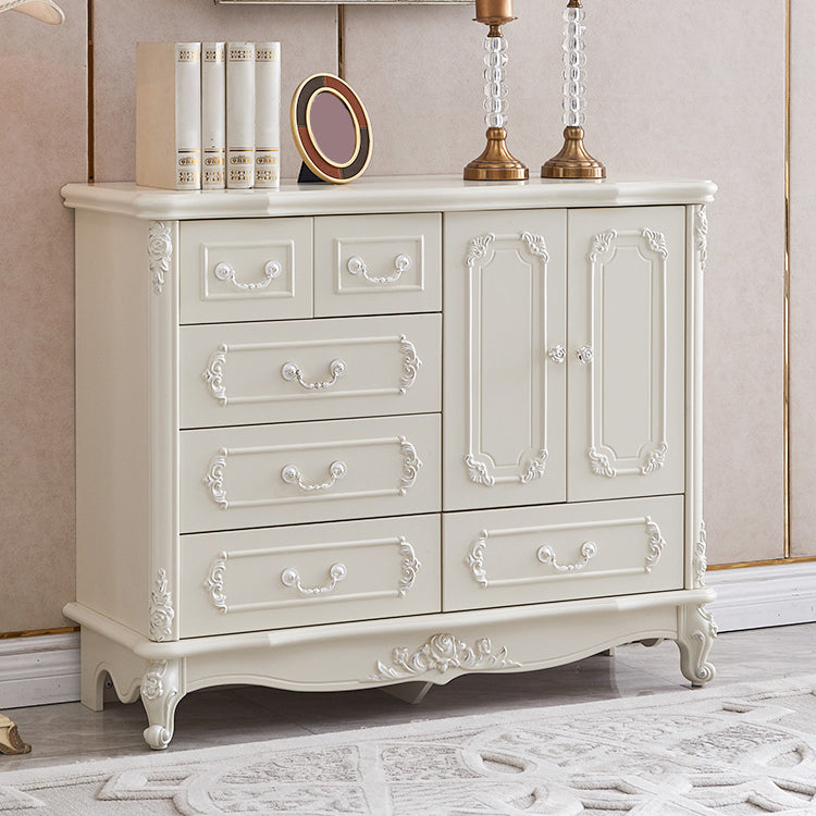 Modern de almacenamiento tocador de cofre cofre de madera con puertas