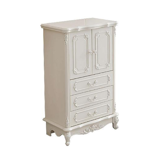 Modern de almacenamiento tocador de cofre cofre de madera con puertas