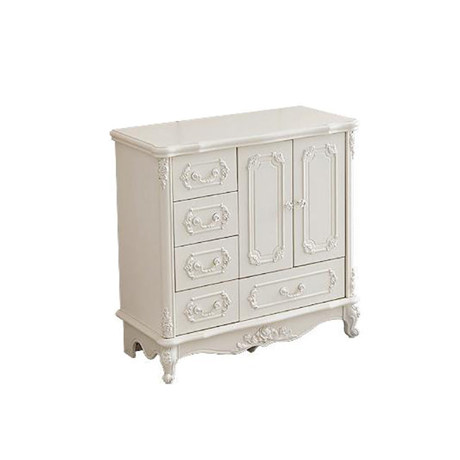 Modern de almacenamiento tocador de cofre cofre de madera con puertas