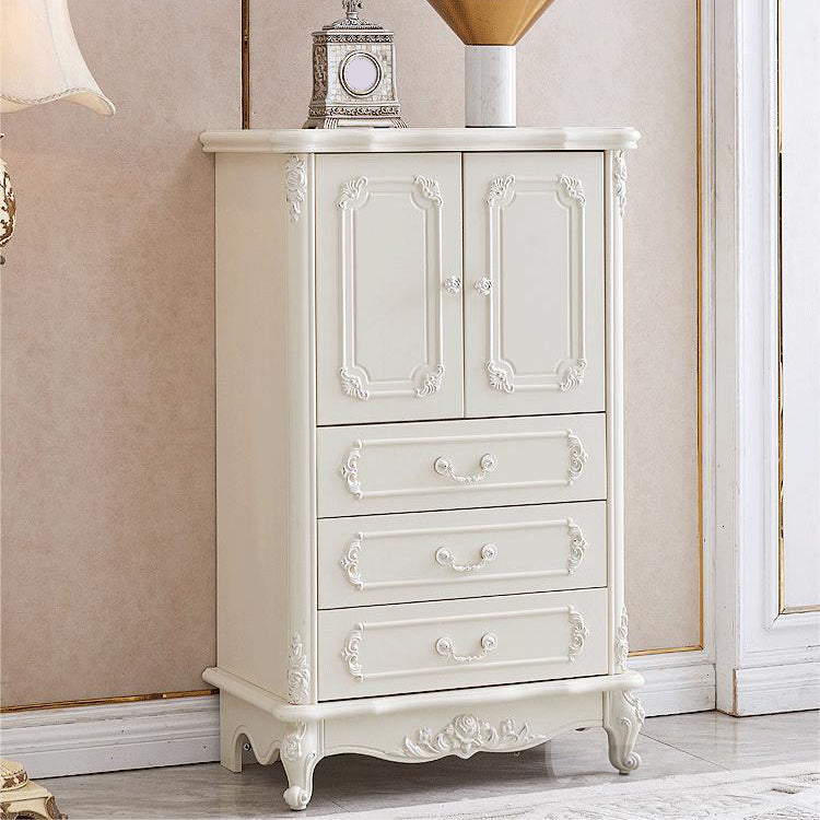 Modern de almacenamiento tocador de cofre cofre de madera con puertas