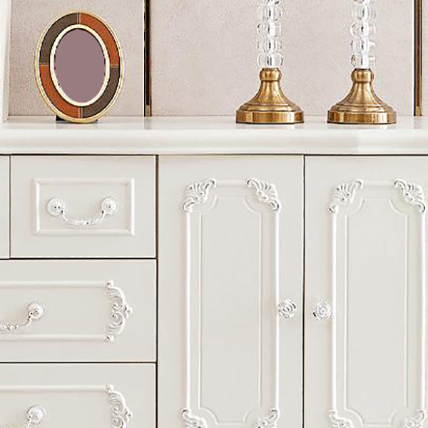 Modern de almacenamiento tocador de cofre cofre de madera con puertas