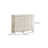 Rentage de rangement moderne commode de rangement en bois avec portes