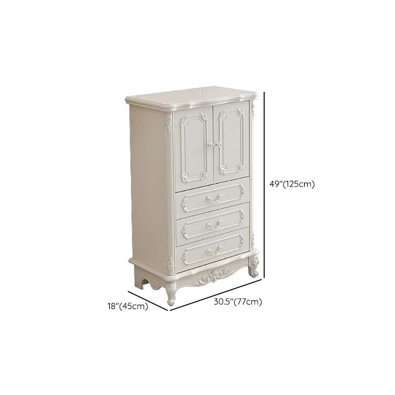 Modern de almacenamiento tocador de cofre cofre de madera con puertas