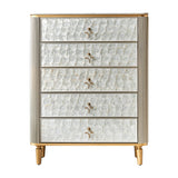 Rentage de rangement en pierre commode de rangement moderne coffre pour chambre à coucher