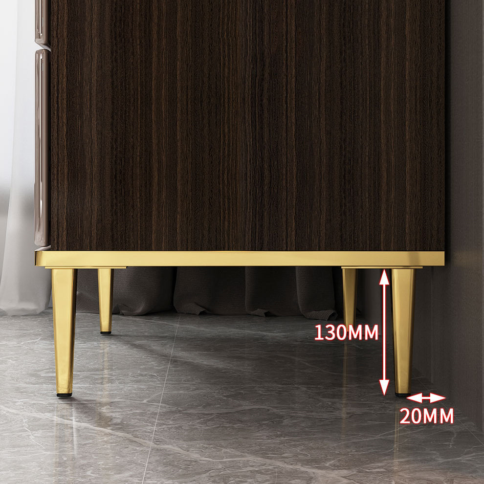 Modern de almacenamiento Cofensador de almacenamiento Cofre de piedra con 5 cajones