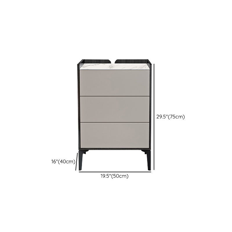 Cofre de almacenamiento de piedra tocador de cofre de almacenamiento moderno para dormitorio